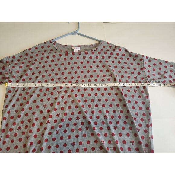 Women's Tunic Small Minnie Mouse Polka Dot Print Oversized Lightweight Pullover - Picture 8 of 8